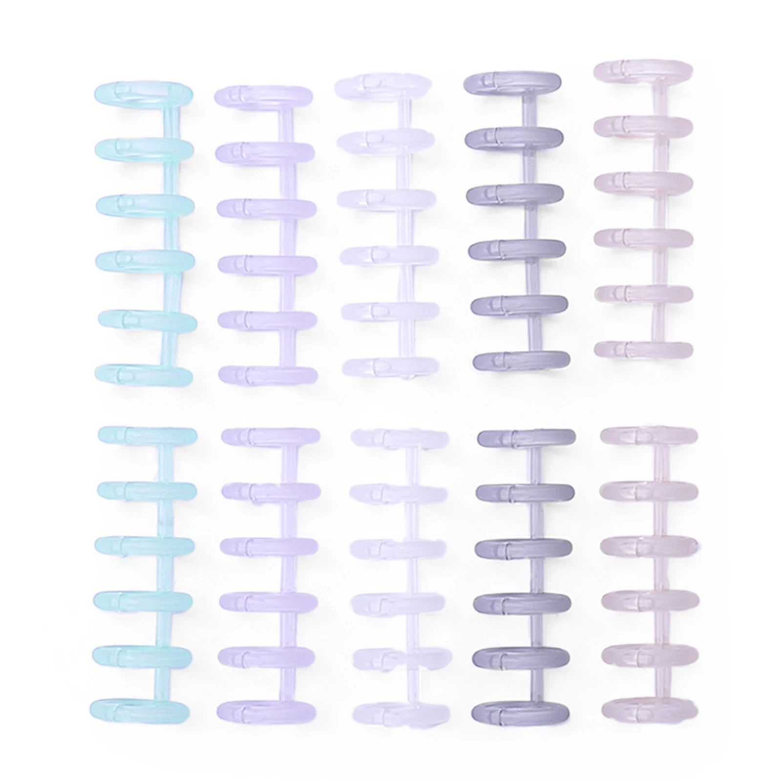 Kw-trio pentes de coluna de ligação, 6 furos, folhas soltas, álbum de recortes, anéis para caderno diy, álbum de fotos, calendário, 12mm/0,5 polegadas de diâmetro da coluna Kw-trio pentes de coluna de ligação, 6 furos, folhas soltas, álbum de recortes, anéis para caderno diy, álbum de fotos, calendário, 12mm/0,5 polegadas de diâmetro da coluna
