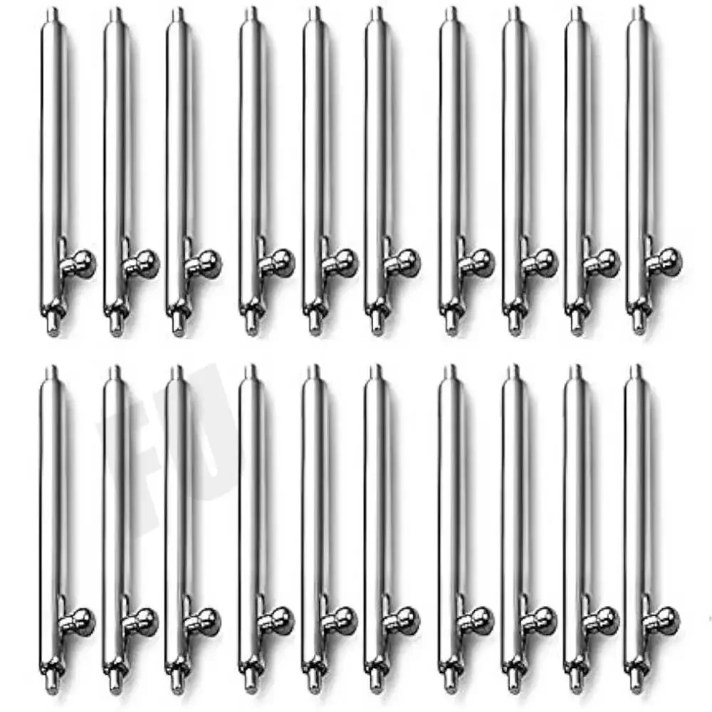 20 peças pinos de liberação rápida 1.5 1.8mm de diâmetro pino de pulseira para relógio inteligente 18mm 20mm 22mm cinta mola barra acessórios de banda