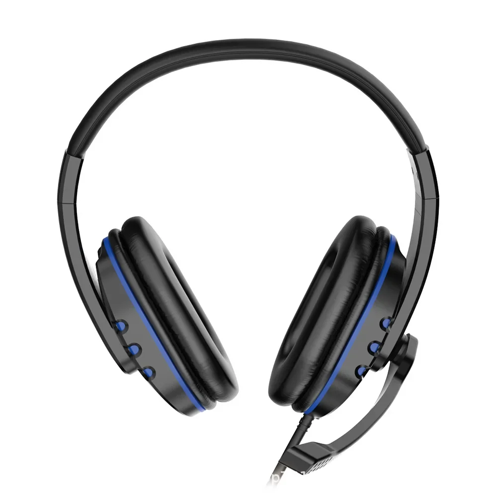 Fone de ouvido para jogos, 3.5mm, com fio, over-head, gamer, com microfone, controle de volume, gamer, fone de ouvido para xbox, ps4, pc
