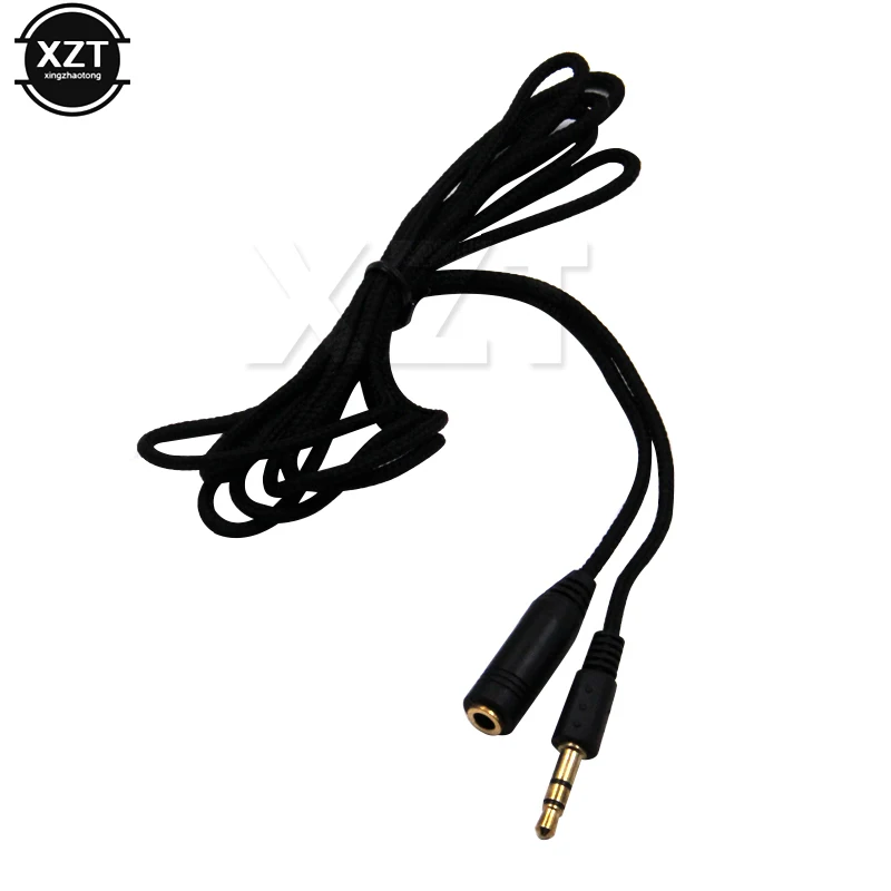 Cabo de extensão de fone de ouvido, 1.5m/3m/5m, entrada de 3.5mm macho para fêmea, cabo aux de 3.5mm, cabo extensor de áudio estéreo, fone de ouvido, alto-falante