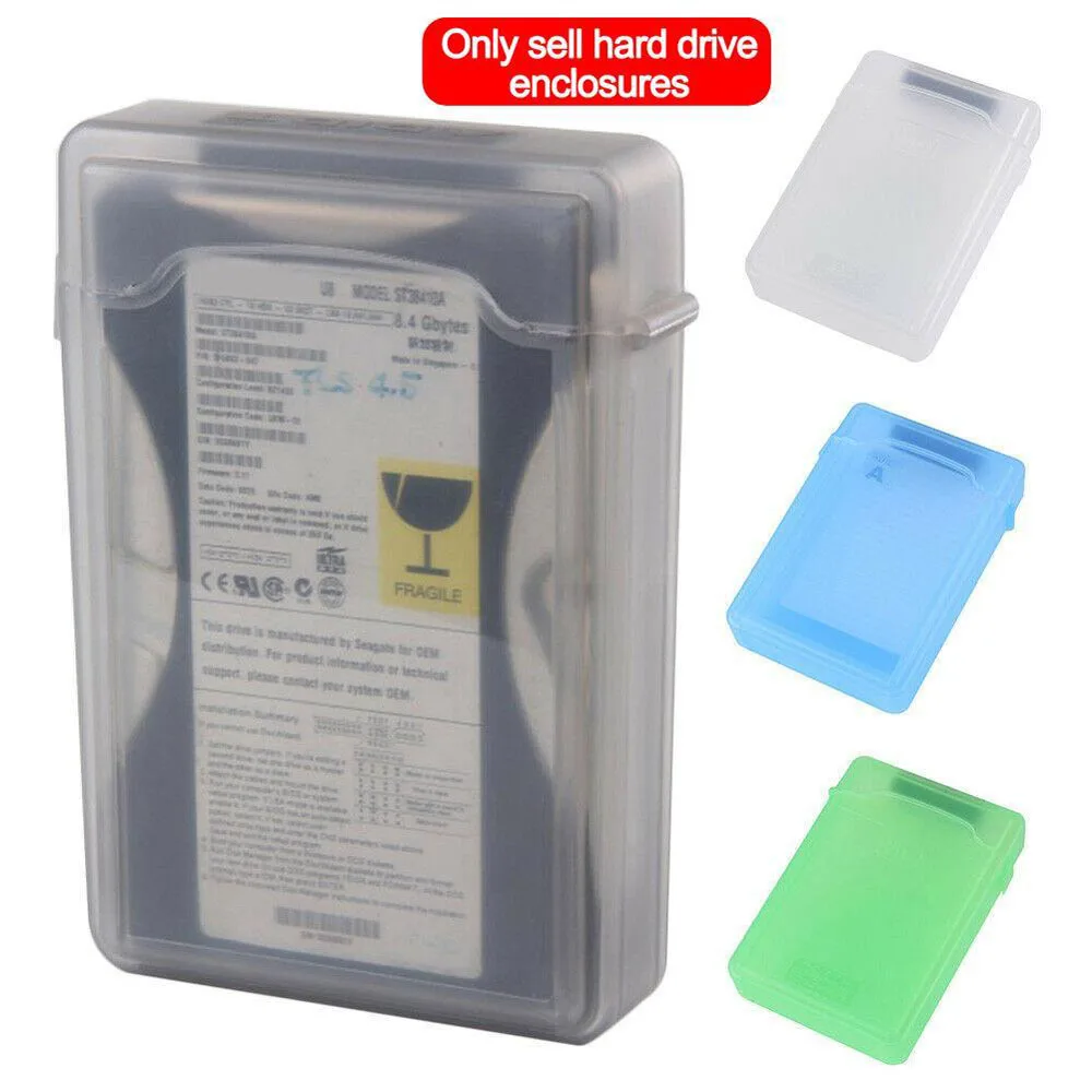 Caixas de HDD IDE SATA de 3,5 polegadas Caixas de armazenamento de disco de driver rígido externo Caixas de gabinete de HDD multicoloridas Caixas de HDD IDE SATA de 3,5 polegadas Caixas de armazenamento de disco de driver rígido externo Caixas de gabinete de HDD multicoloridas
