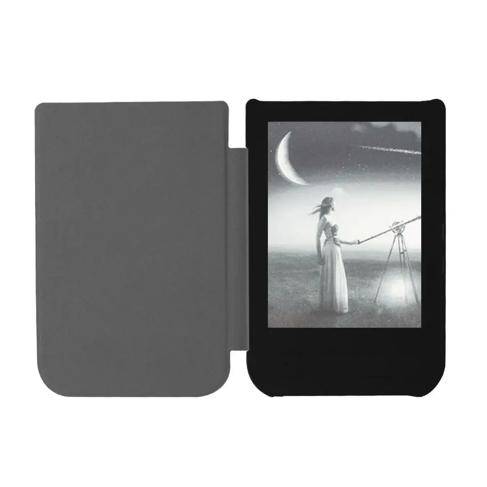 Auto Sleep/Wake 6 polegadas E-Reader Case Anti-queda Capa folio de couro à prova de choque resistente ao desgaste para PocketBook 631/631 Plus Auto Sleep/Wake 6 polegadas E-Reader Case Anti-queda Capa folio de couro à prova de choque resistente ao desgaste para PocketBook 631/631 Plus
