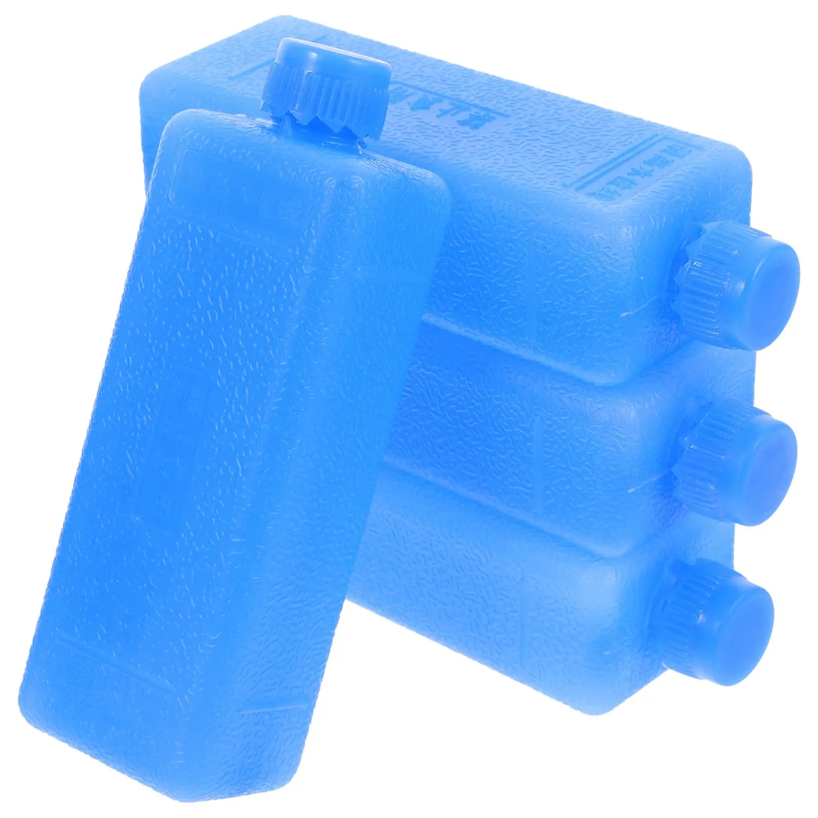4 pçs pacotes de gelo reutilizáveis gel freezer blocos de gelo para ar condicionado ventilador refrigerador pacote injeção de água piquenique viagem armazenamento de alimentos