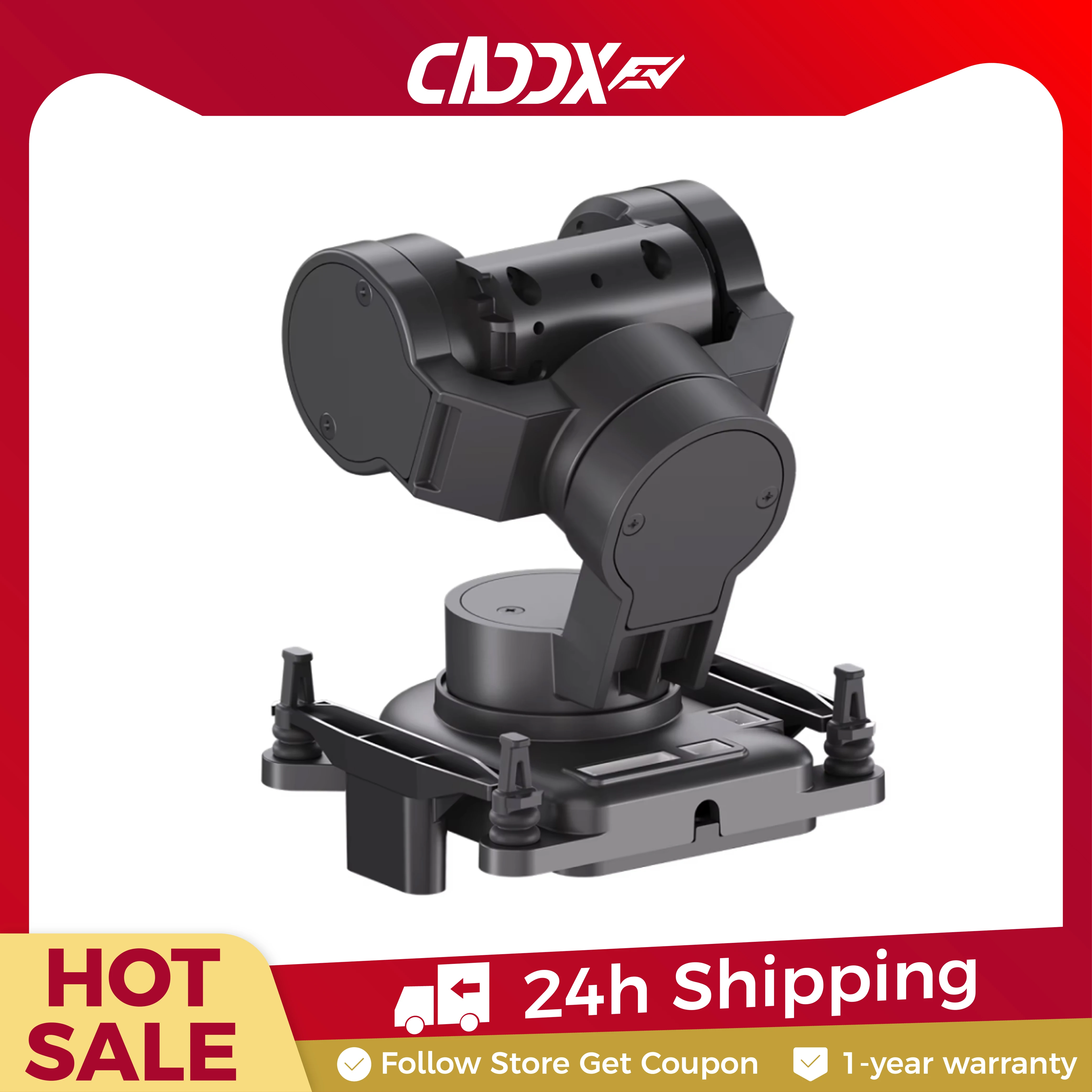 CADDXFPV Gimbal GM1/GM2/GM3 (Sem Câmera) Head Track FPV Série GM para Câmera FPV RC de 19mm Walksnail Avatar HD Goggles L/X