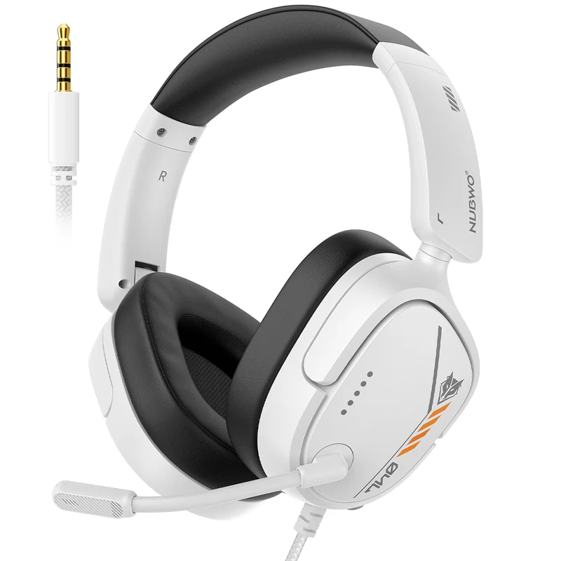 Fone de Ouvido Gamer NUBWO HG04L Leve (250g) com Microfone Unidirecional Nítido e Conector de 3.5mm para PS5/PS4 Xbox Series X | S/Xbox One Switch