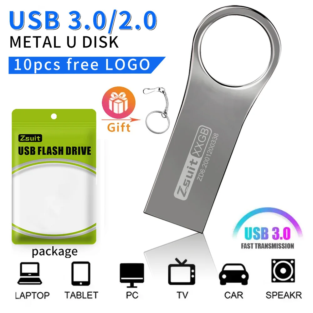Zsuit 10 pçs/lote logotipo personalizado metal pendrive 128gb usb flash drive 4gb 8gb 16gb armazenamento vara presentes chave de memória à prova dwaterproof água u disco Zsuit 10 pçs/lote logotipo personalizado metal pendrive 128gb usb flash drive 4gb 8gb 16gb armazenamento vara presentes chave de memória à prova dwaterproof água u disco