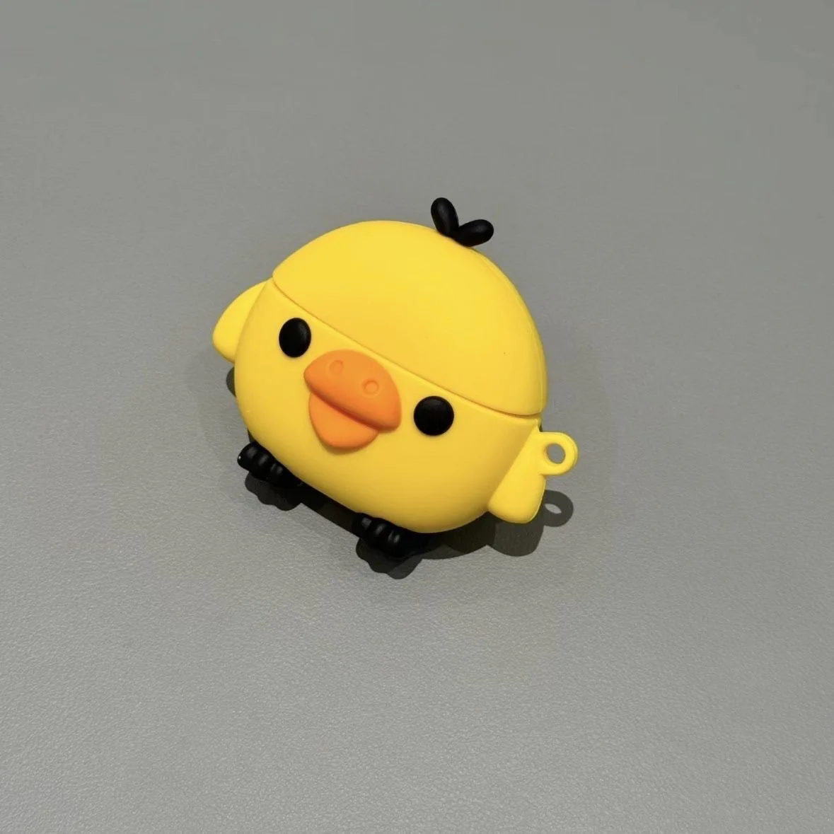 Capa Kawaii 3D de Pintinho Amarelo para AirPods, Capa Protetora de Silicone Macio e Resistente a Impactos, Capa de Fone de Ouvido com Desenho Fofo para AirPods Pro 2/3/4