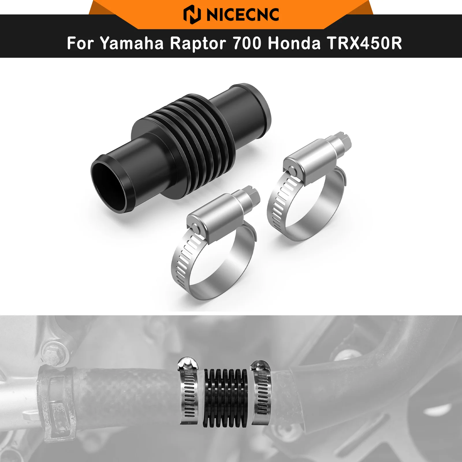 NICECNC – Radiador de água de alta performance para Yamaha Raptor 700, compatível com Yamaha Banshee 350, Honda, Kawasaki, Suzuki, Husqvarna e KTM Beta.