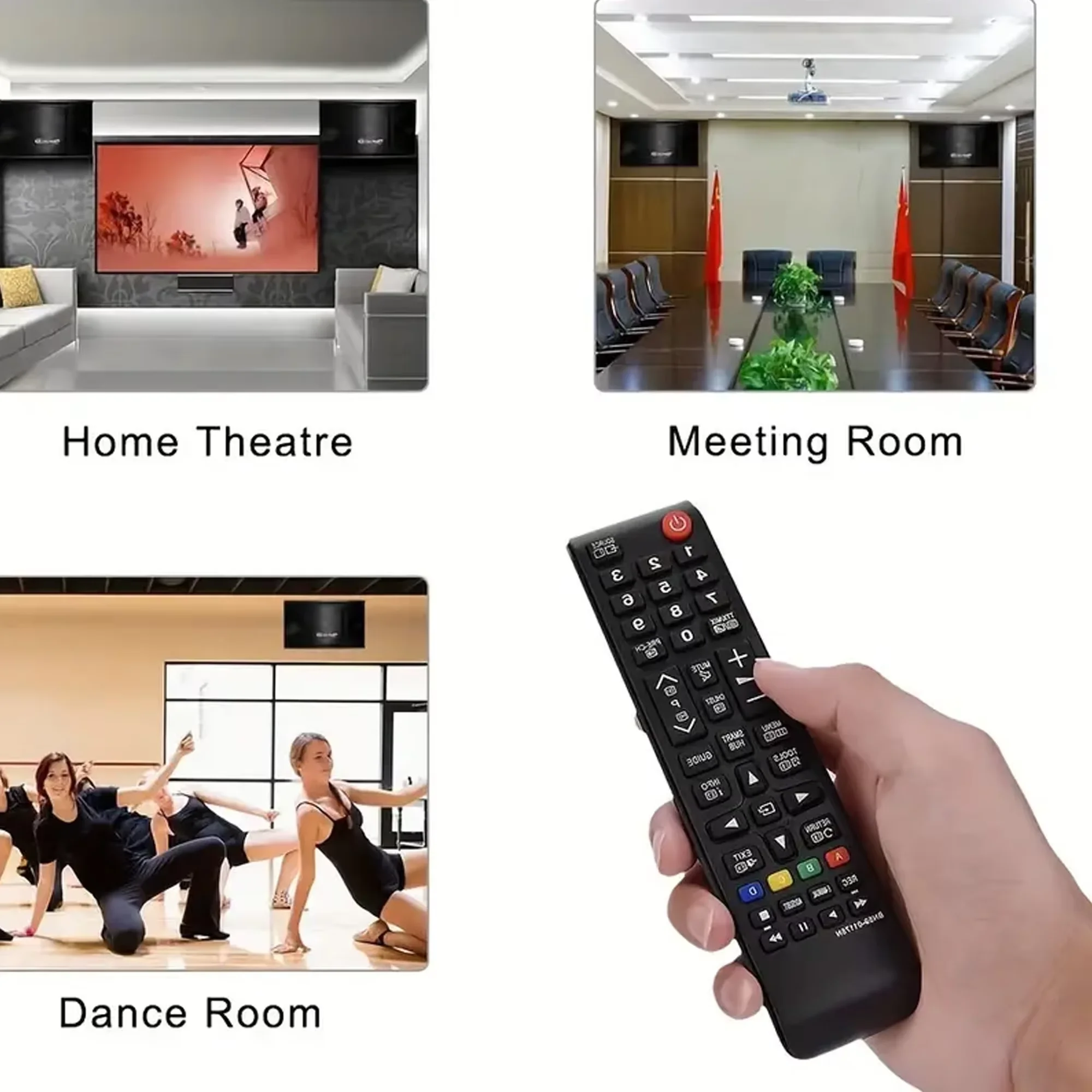 Controle remoto original BN59-01175N para Samsung Smart TV, compatível com BN59-01175A BN59-01175B BN59-01175C BN59-01175M BN59-01175