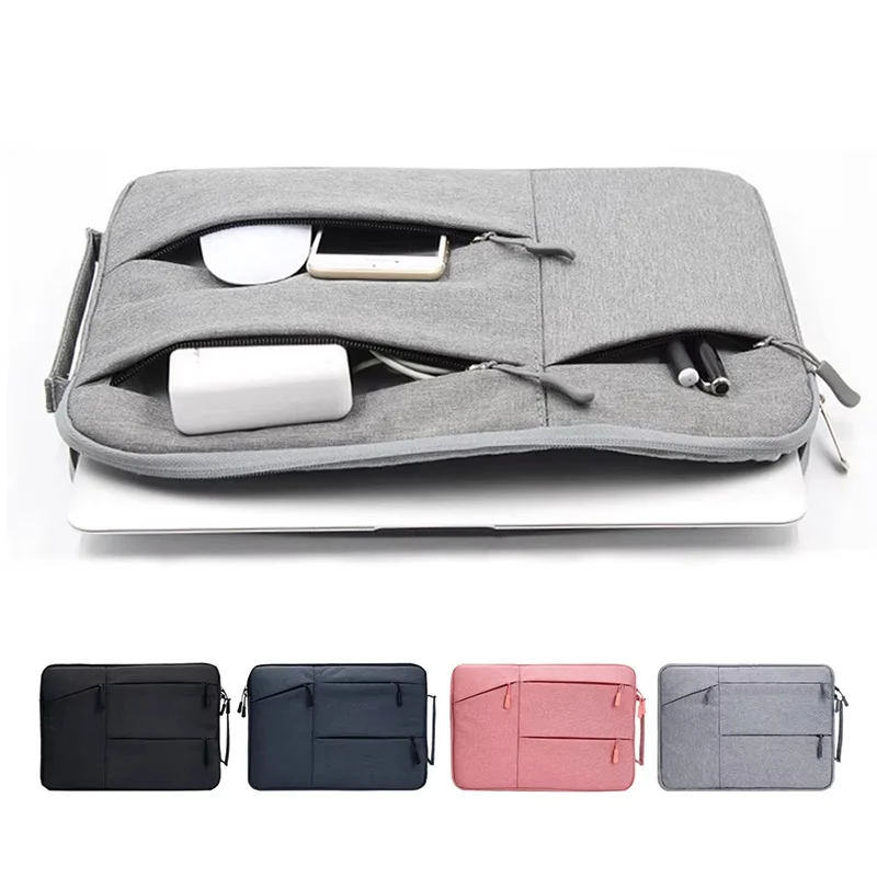 Bolsa para laptops 12 13 14 15.4 15.6 16 polegadas à prova d'água capa para notebook para macbook air pro lenovo bolsa de computador maleta Bolsa para laptops 12 13 14 15.4 15.6 16 polegadas à prova d'água capa para notebook para macbook air pro lenovo bolsa de computador maleta