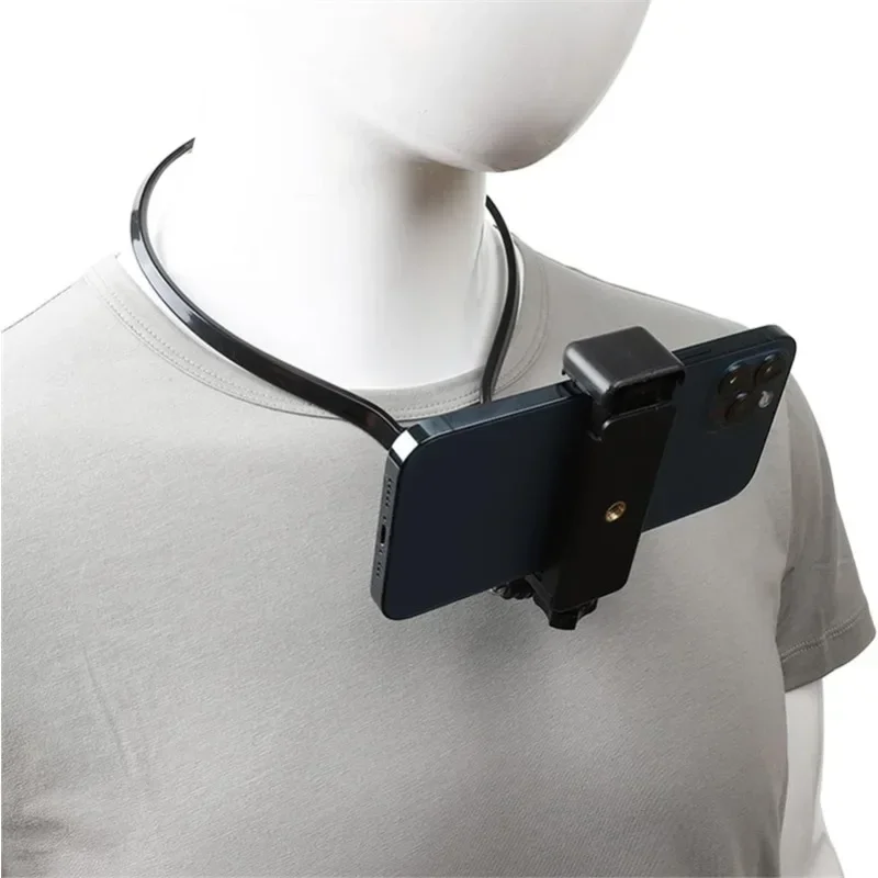 Portátil ao ar livre primeira vista suporte pescoço pendurado suporte do telefone câmera de ação universal para câmera esportiva 7.2 polegadas telefone inteligente Portátil ao ar livre primeira vista suporte pescoço pendurado suporte do telefone câmera de ação universal para câmera esportiva 7.2 polegadas telefone inteligente