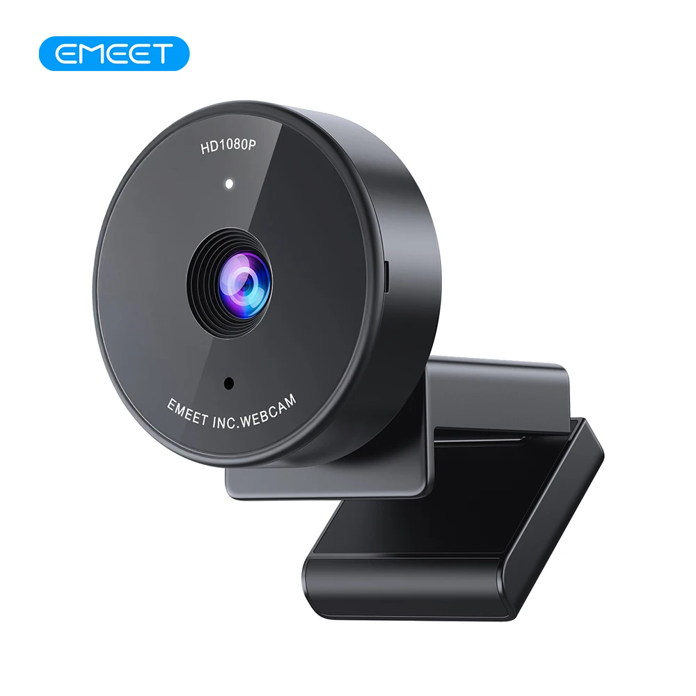 Webcam 1080p câmera web full hd com microfone e capa de privacidade emeet c950 câmera de vídeo usb para pc e computador/reunião/classe on-line
