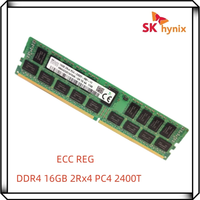 Memória de servidor Hynix DDR4 16GB 2400T PC4 2400MHz ECC REG RDIMM 2RX4 RAM 16G
