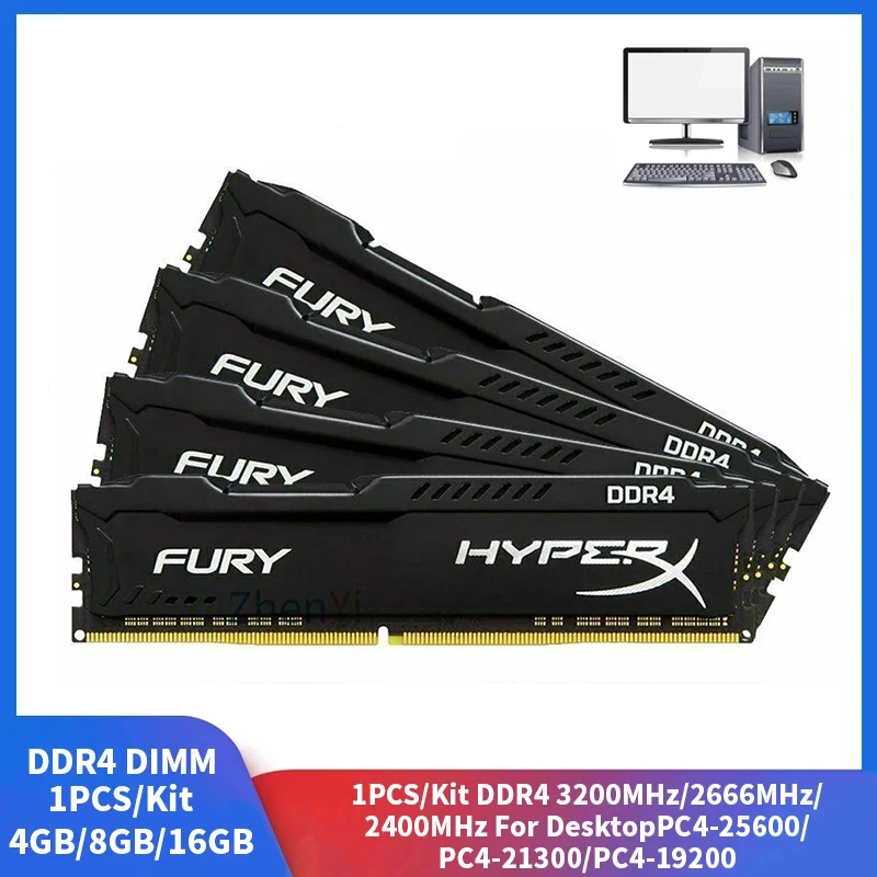 Memória RAM DDR4 16GB 8GB 4GB 2400MHz 2666MHz 3200MHz 1.2V Memória de desktop PC4-25600 21300 19200 DIMM 288pin Memória RAM DDR4 16GB 8GB 4GB 2400MHz 2666MHz 3200MHz 1.2V Memória de desktop PC4-25600 21300 19200 DIMM 288pin