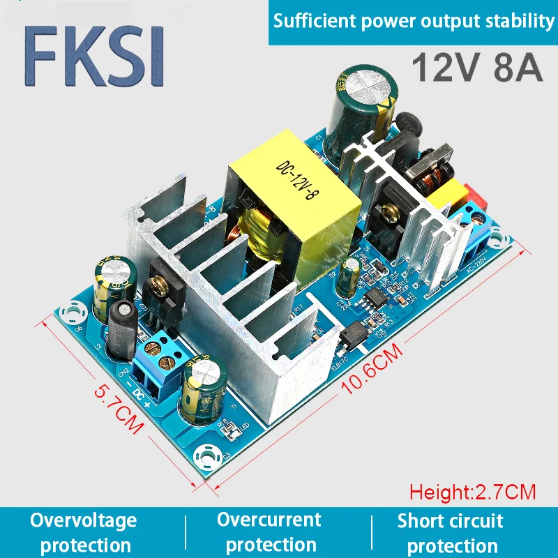Fonte de alimentação transformador step down ac 85-265v para dc 12v 24v 36v 48v 1a 2a 4a 6a 8a 9a módulo de alimentação de comutação para reparo de substituição