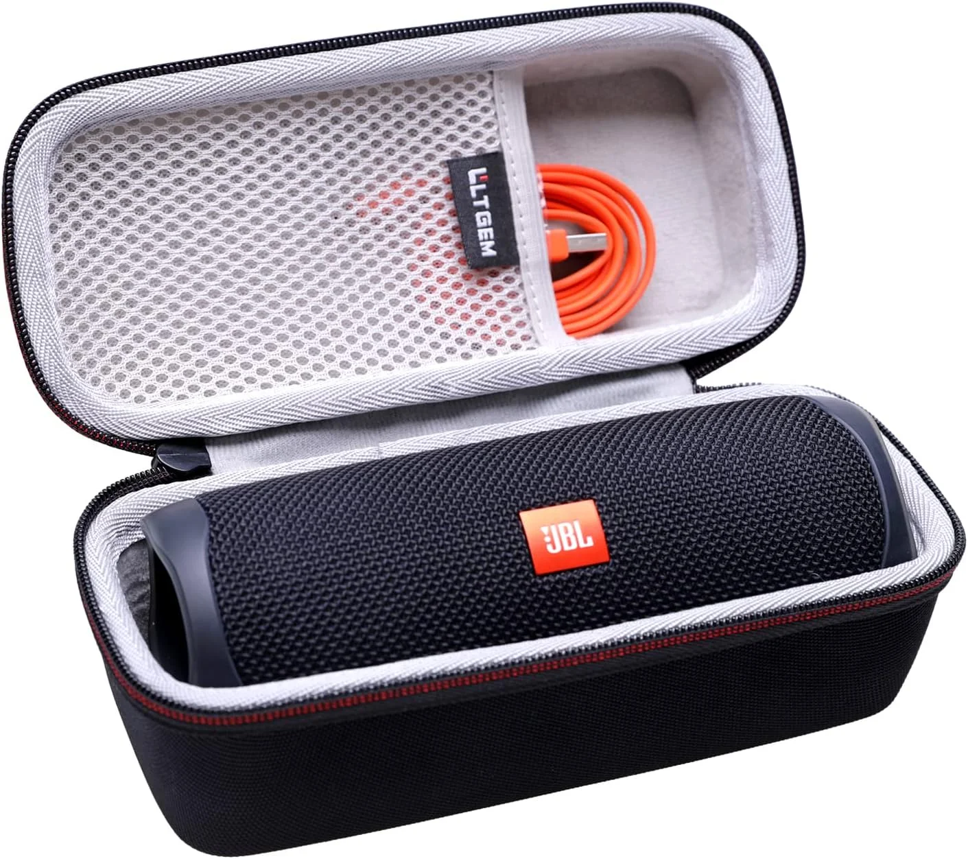 Capa LTGEM compatível com JBL Flip 7/5 / 6 / Grip, caixa de som Bluetooth portátil à prova d'água, bolsa de armazenamento para viagens e escritório Capa LTGEM compatível com JBL Flip 7/5 / 6 / Grip, caixa de som Bluetooth portátil à prova d'água, bolsa de armazenamento para viagens e escritório