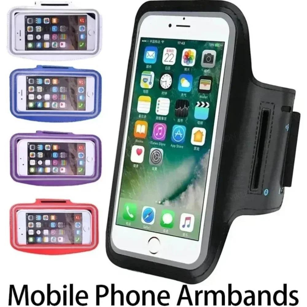 Braçadeira para Celular para Academia, Bolsa para Celular para Corrida, Suporte para Smartphone para Esportes ao Ar Livre, Capas de Braçadeira para Samsung e iPhone, Suportes para Celulares de até 7 polegadas Braçadeira para Celular para Academia, Bolsa para Celular para Corrida, Suporte para Smartphone para Esportes ao Ar Livre, Capas de Braçadeira para Samsung e iPhone, Suportes para Celulares de até 7 polegadas