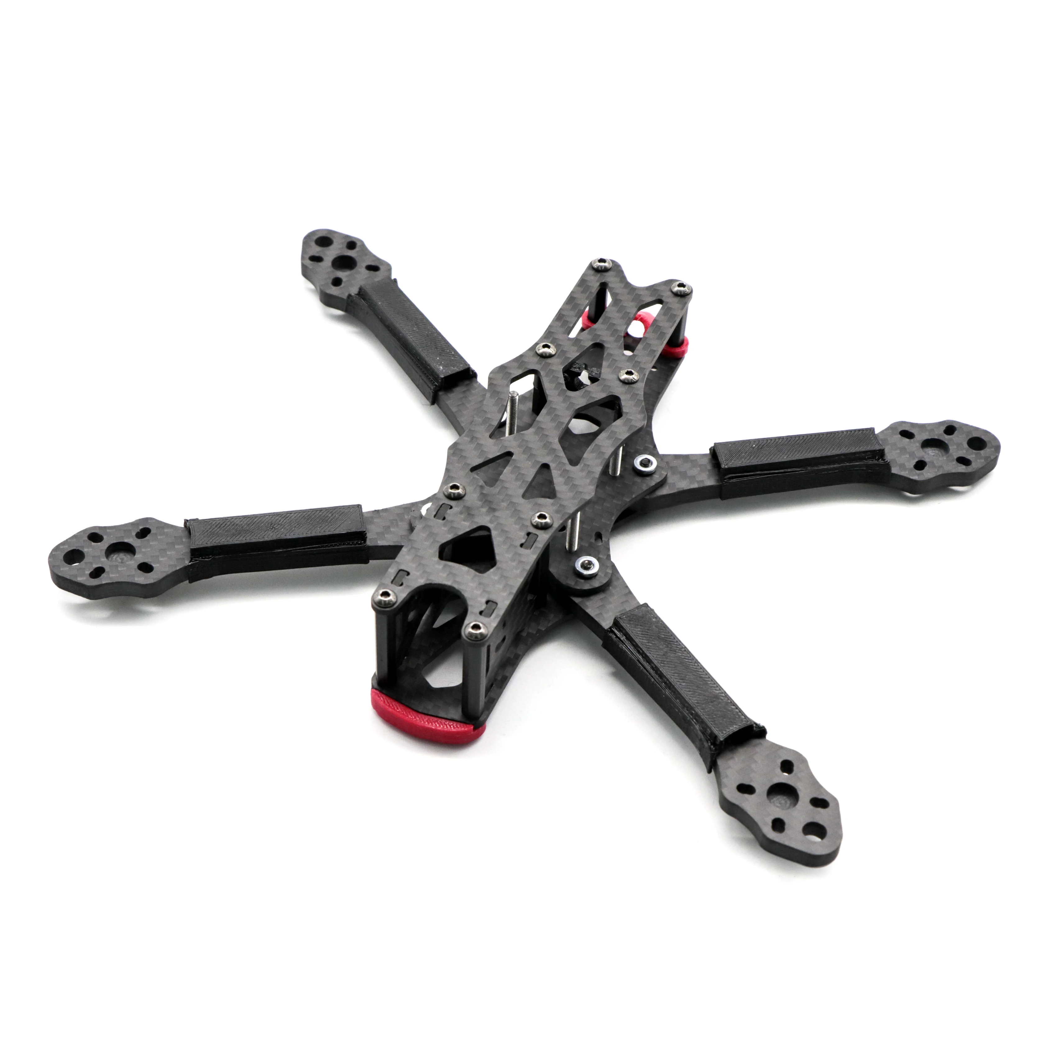 Kit de Estrutura de Quadcopter em Fibra de Carbono de 5 polegadas (225mm) / 7 polegadas (295mm) com Braço de 5.5mm para Modelos de Drones de Corrida FPV Freestyle APEX RC
