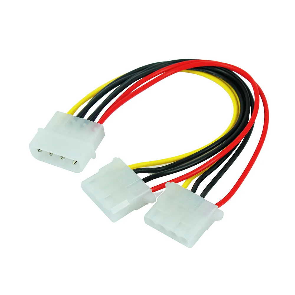 4pin psw power ide y molex divisor cabo lp4 molex j29 macho para fêmea cabo de placa de vídeo pc acessórios do computador
