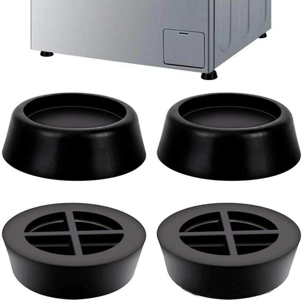 Máquina de lavar roupa anti-vibração, borracha anti-ruído, choque e cancelamento de ruído, lavadora e secadora, 4 pcs