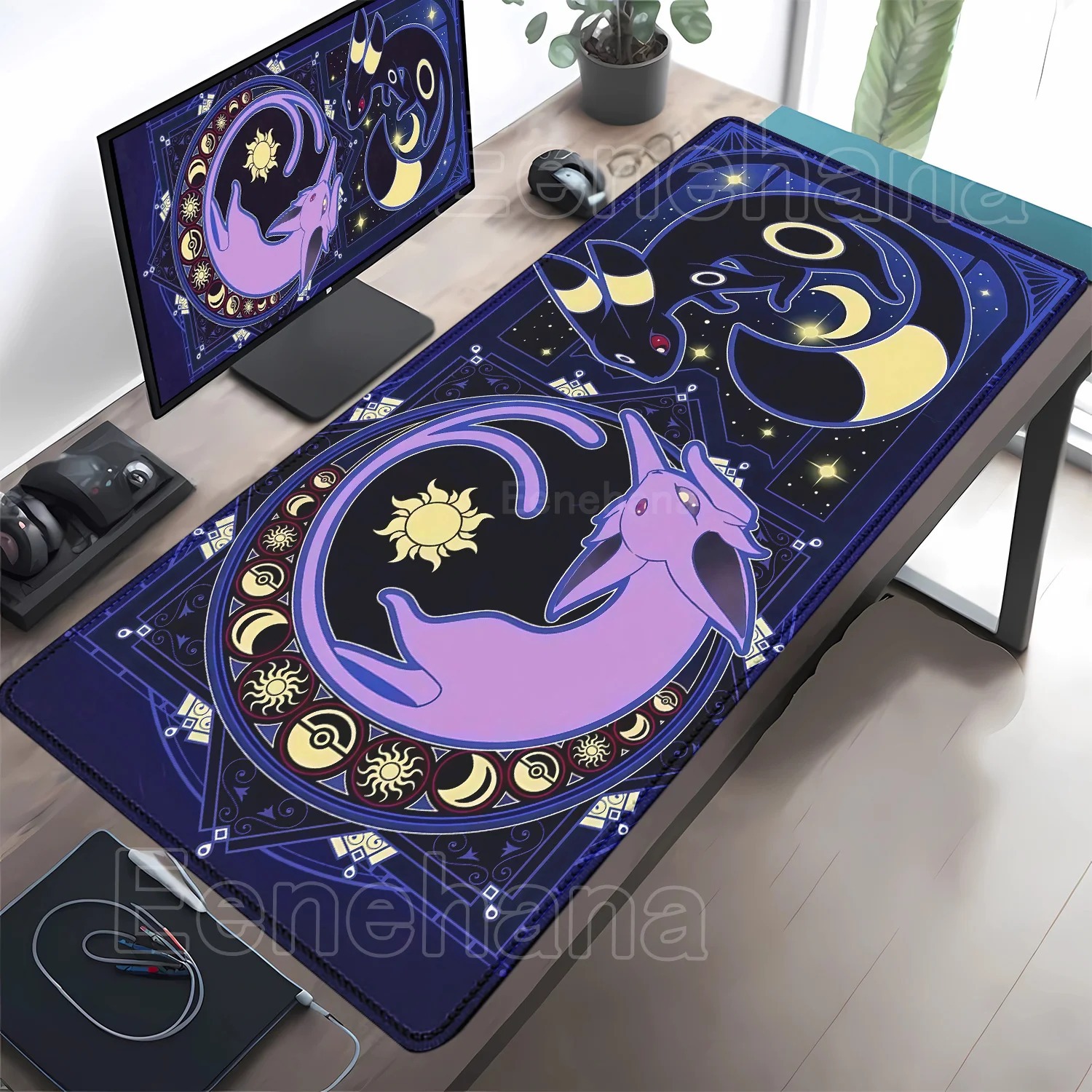 Mouse Pad Gamer Anime Eevee Pokémon Kawaii XXL para Teclado de PC, Tapete de Borracha com Impressão HD, Acessório de Escritório, Tapete de Mesa com Borda Costurada Mouse Pad Gamer Anime Eevee Pokémon Kawaii XXL para Teclado de PC, Tapete de Borracha com Impressão HD, Acessório de Escritório, Tapete de Mesa com Borda Costurada