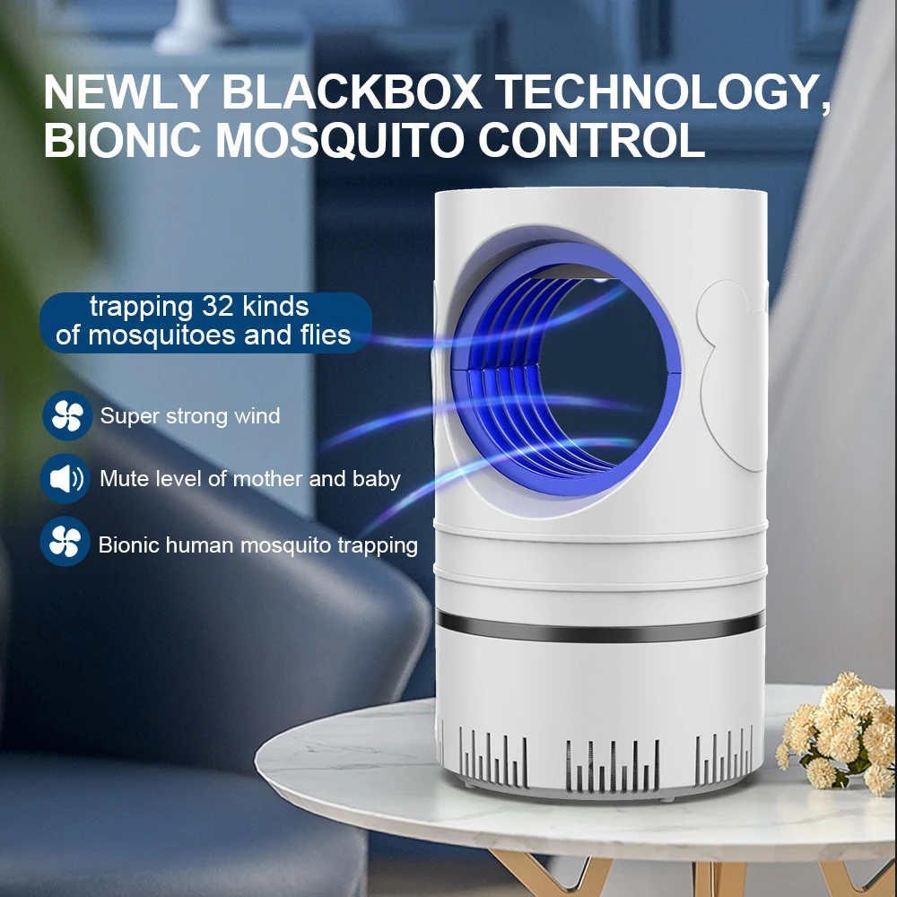 Armadilha Elétrica para Insetos e Mosquitos com Luz LED, Lâmpada de Controle de Pragas Pequenas com Fonte de Alimentação USB e Adaptador