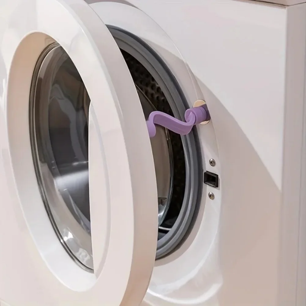 Suporte e Batente Magnético para Porta de Máquina de Lavar Roupa de Carregamento Frontal, Retentor Removível para Porta de Máquina de Lavar