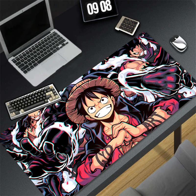 Mouse pad acessórios para laptop tapete gamer japão anime luffy teclado uma peça hd impressão tapete de mesa tapete de escritório tapete de mouse para jogos Mouse pad acessórios para laptop tapete gamer japão anime luffy teclado uma peça hd impressão tapete de mesa tapete de escritório tapete de mouse para jogos