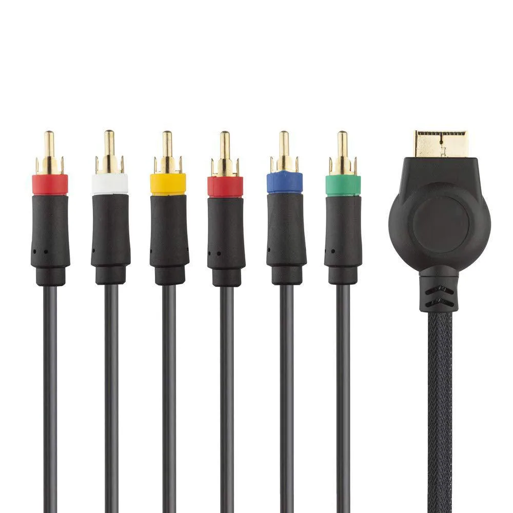 Cabo AV para Sony Playstation PS2 PS3 6RCA Ypbpr Cabo de extensão para PS Game Console Controlador Cabo de áudio e vídeo Fio de qualidade
