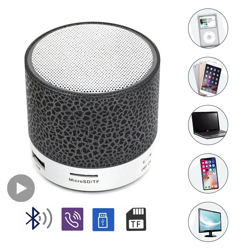 Caixa de som sem fio bluetooth alto-falante portátil música caixa de som mini blutooth para subwoofer defletor mão livre áudio bocina baffe