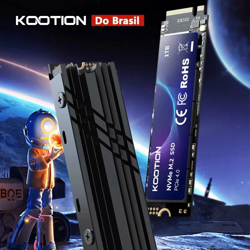 KOOTION 7400 MB/S M2 SSD NVMe Gen4 Unidades de estado sólido M.2 Interface SSD NVMe PCIe4.0x4 2TB Gaming Entertainment para PC Laptop PS5
