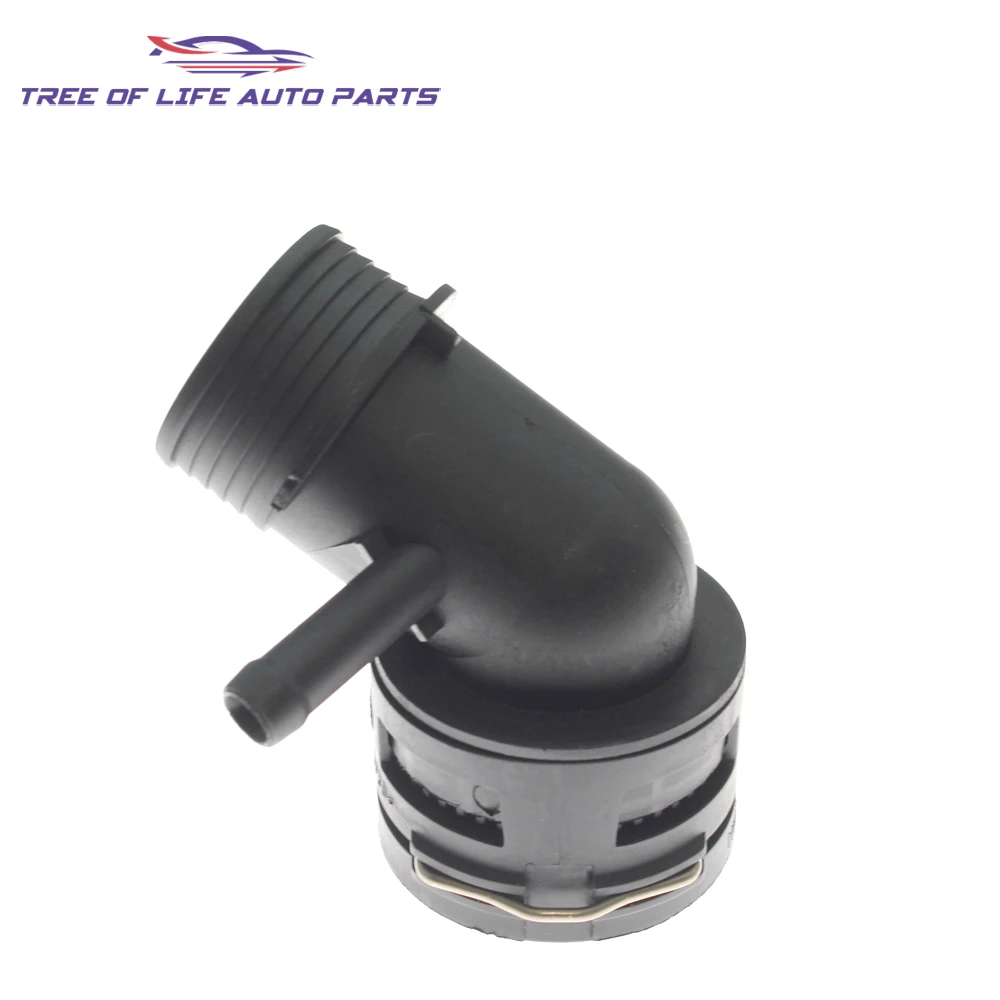 Adaptador superior 7L do conector do radiador da tubulação do tanque de água da mangueira do líquido refrigerante 6122291 H para VW Audi Q7 Touareg TDI 3.0 3.6 4.2 7L6 122 291 H