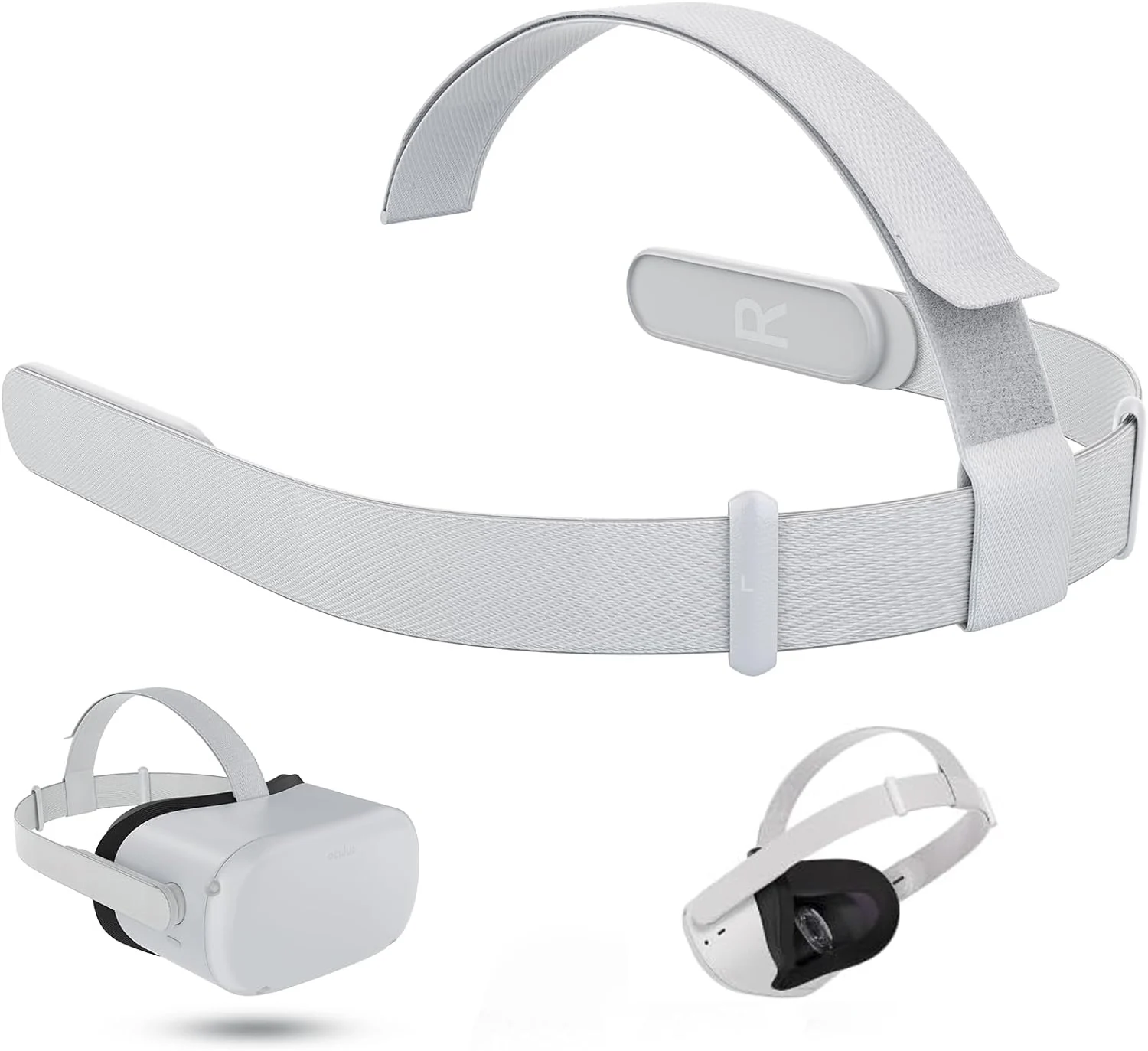 Alça de cabeça para fone de ouvido Oculus Quest 2, alça de cabeça de substituição compatível com Meta Quest 2 Headstrap e Oculus Quest 2