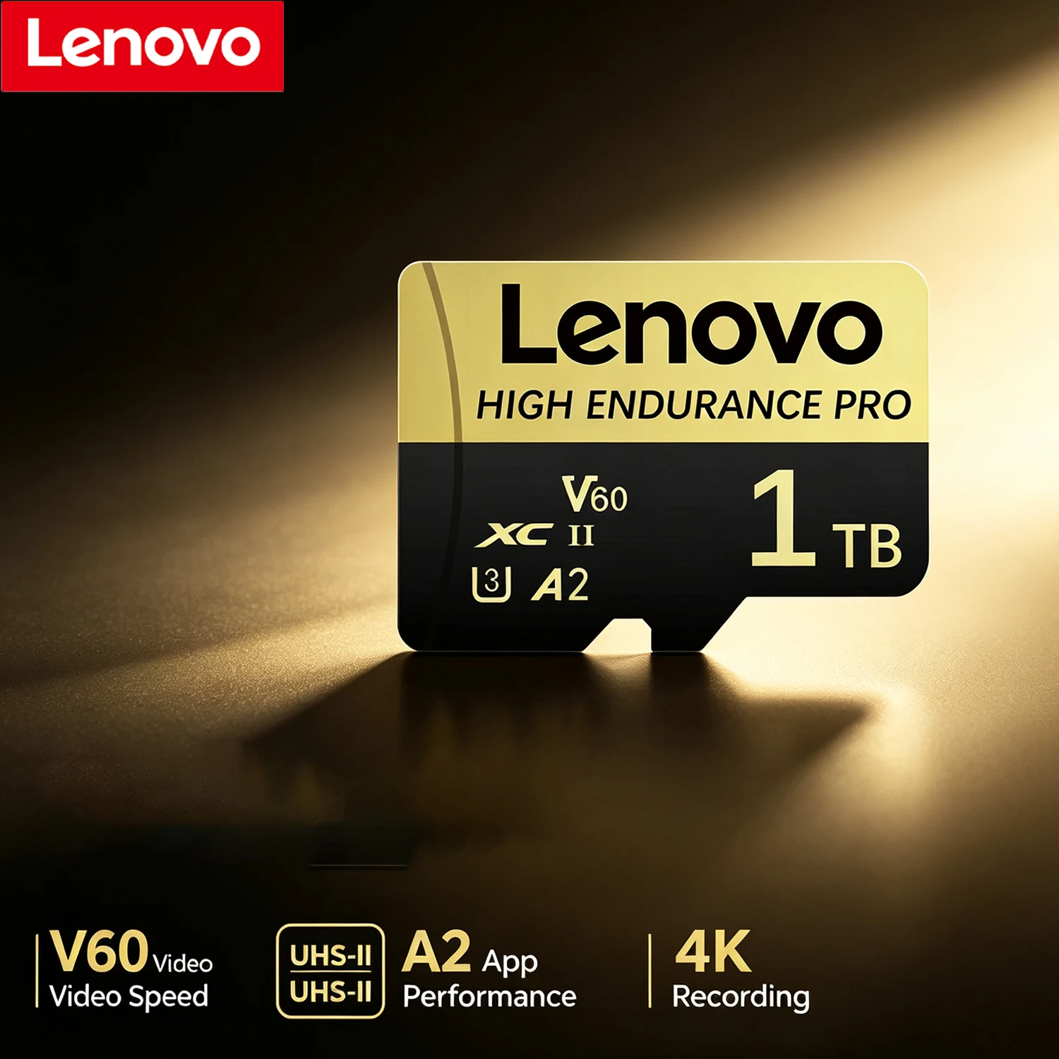 Cartão Micro SD Lenovo de 1 TB, alta velocidade, cartão de memória de 128 GB, compatível com 4K V60, cartão TF, cartão SD para telemóvel, câmara de ação GoPro. Cartão Micro SD Lenovo de 1 TB, alta velocidade, cartão de memória de 128 GB, compatível com 4K V60, cartão TF, cartão SD para telemóvel, câmara de ação GoPro.