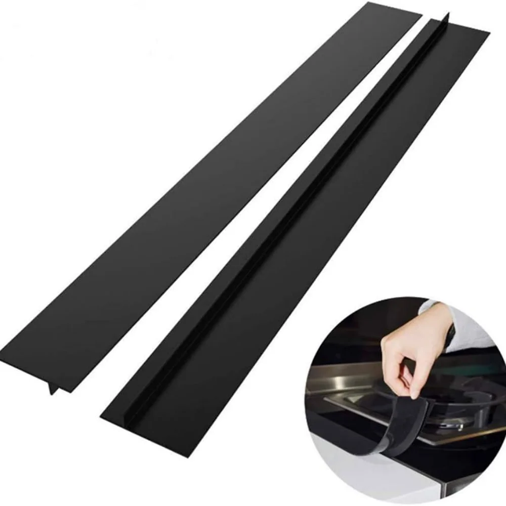 Faixa de Silicone para Cobertura de Frestas de Fogão, Preenchedor de Frestas de Forno Resistente ao Calor, Vedação, Resistente a Manchas e Fácil de Limpar