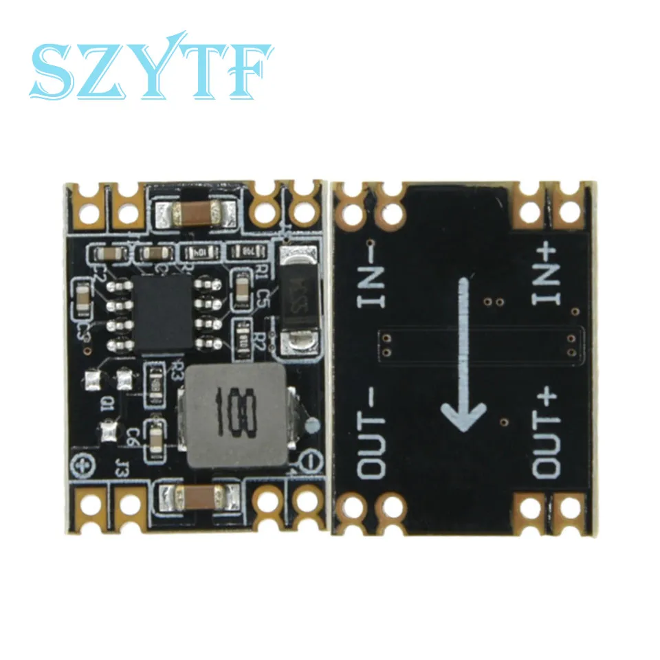DC-DC 3A Buck Step-down Módulo de fonte de alimentação MP1584EN 5V-12V 24V a 5V 3.3V 9V 12V Saída fixa para Arduino Substituir LM2596