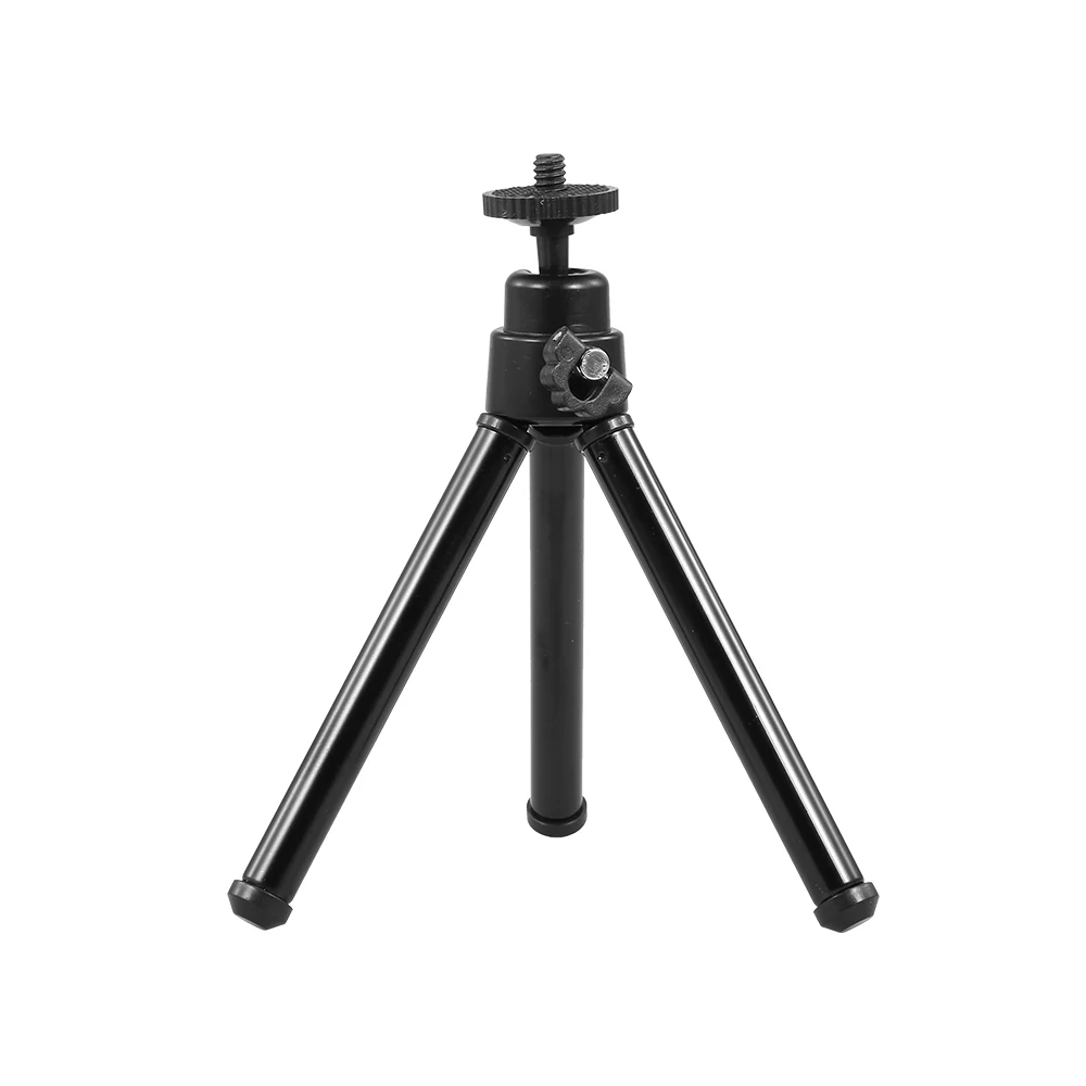 Tripé portátil para webcam, leve, mini tripé para webcam, smartphone, webcam, desktop, suporte para telefone, suporte de mesa