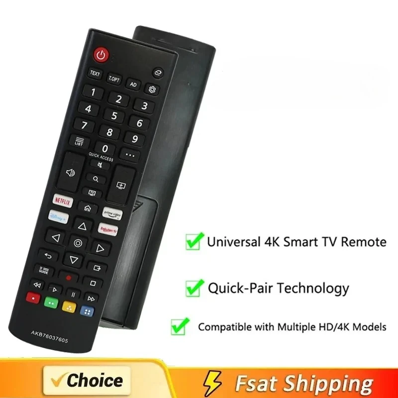 NOVO comando à distância AKB76037605, compatível com SMART TV 43UK6300PUE, 32LK610BPUA, 49UK6300PUE, 55UK6300PUE. NOVO comando à distância AKB76037605, compatível com SMART TV 43UK6300PUE, 32LK610BPUA, 49UK6300PUE, 55UK6300PUE.