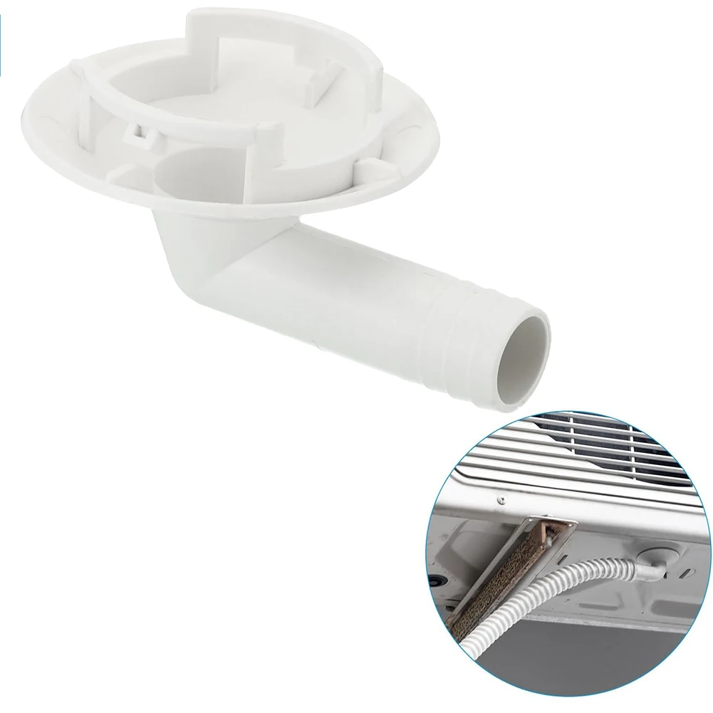 Conector de mangueira de drenagem para unidade externa de ar condicionado de 42mm, tipo cotovelo, para mini-split e sistemas de ar condicionado de janela.