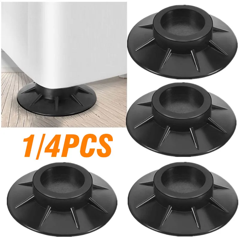 suporte para maquina de lavar pes para moveis 4 pçs anti vibração pés almofadas de borracha pernas slipstop silent skid raiser esteira para a máquina de lavar roupa suporte amortecedores antiderrapante almofada