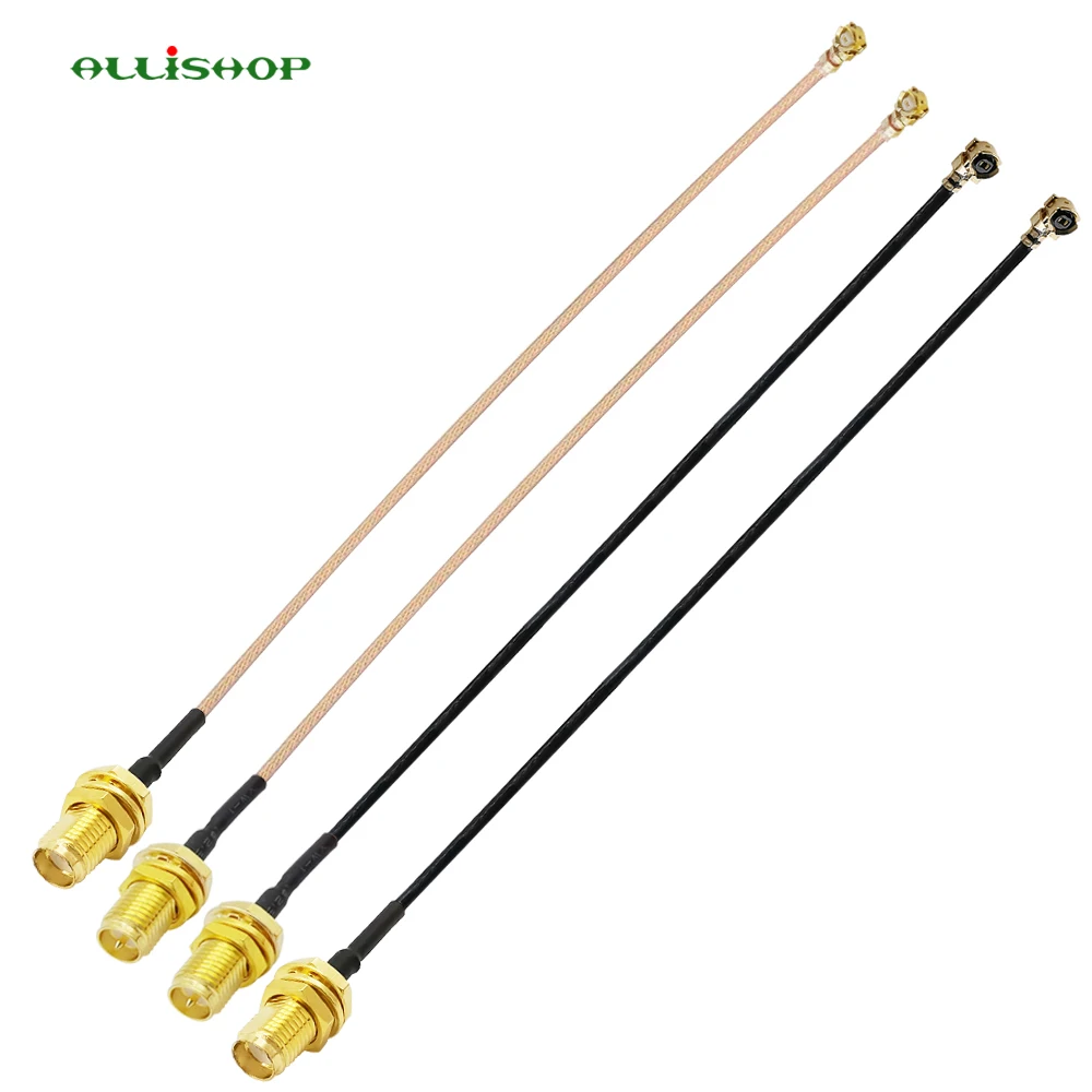 Cabo Jumper SMA ALLiSHOP RP SMA Fêmea para U.FL IPX RG178 1.13 com Conectores Jack Adaptadores para Roteador Wifi GPS AP