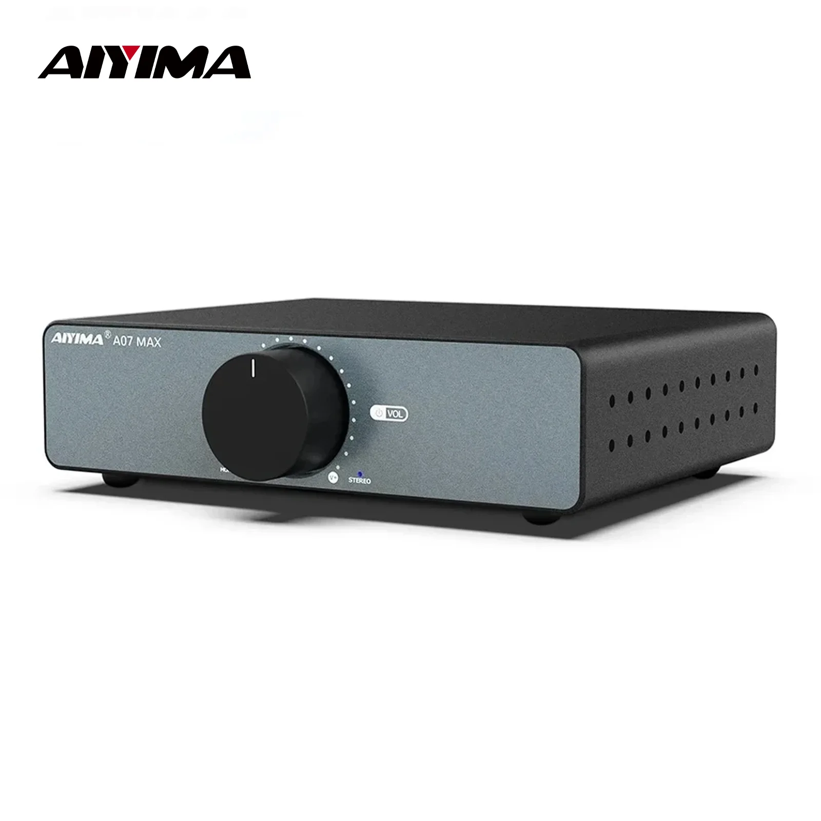 AIYIMA-A07 MAX TPA3255 Amplificador de áudio, amplificador estéreo 2.0, 300 Wx2 PBTL, amplificador de som mono, 600W, alto-falan