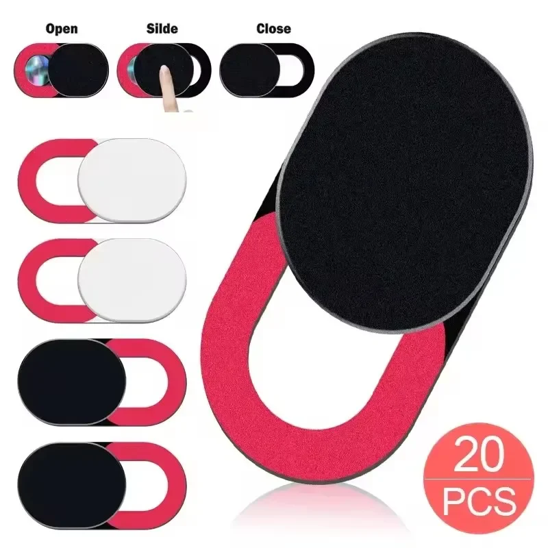 Capa de Privacidade para Câmera de Laptop, Cobertura de Webcam, Deslizante Adesivo para iPad, Tablet, Câmera de PC, Adesivo de Privacidade para Lente de Celular