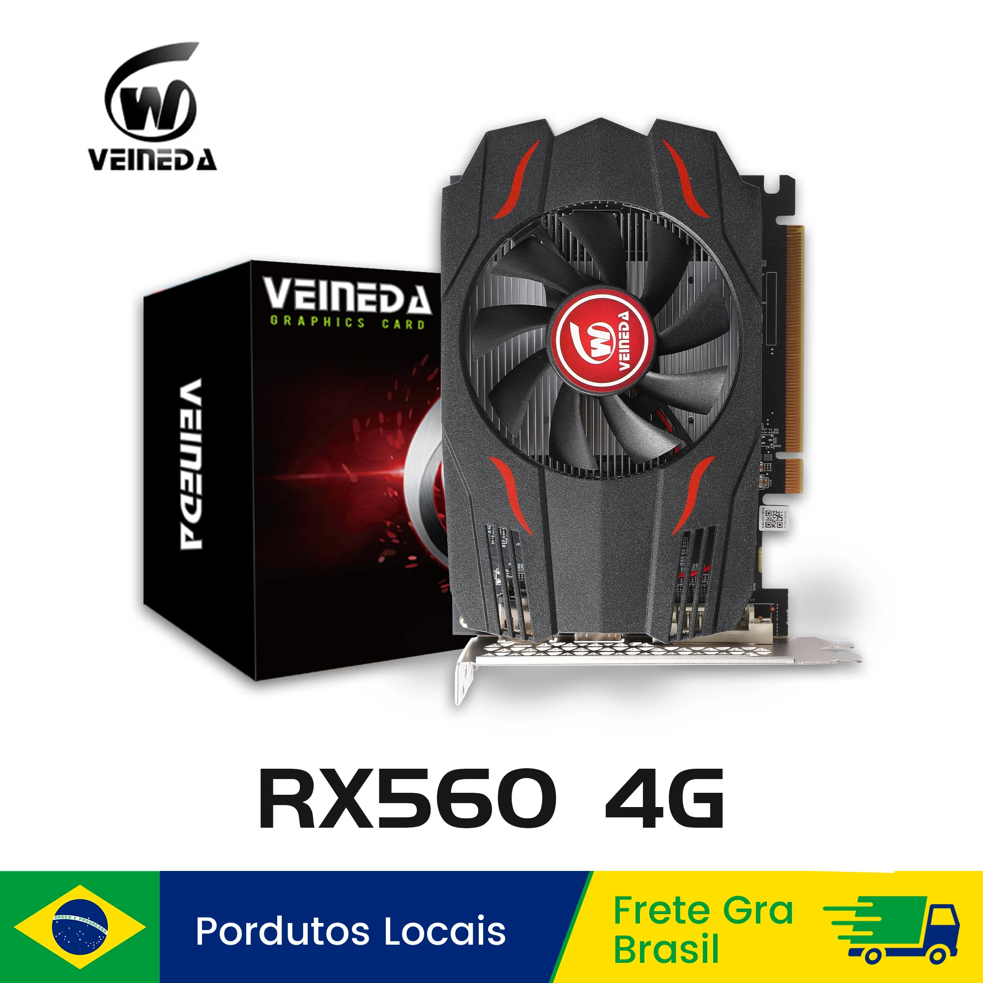 Placas gráficas veineda rx560 4gb gpu gddr5 14nm 1176 mhz vídeo de jogos rx560 placas de vídeo 128bit rx 560 para pc desktop Placas gráficas veineda rx560 4gb gpu gddr5 14nm 1176 mhz vídeo de jogos rx560 placas de vídeo 128bit rx 560 para pc desktop