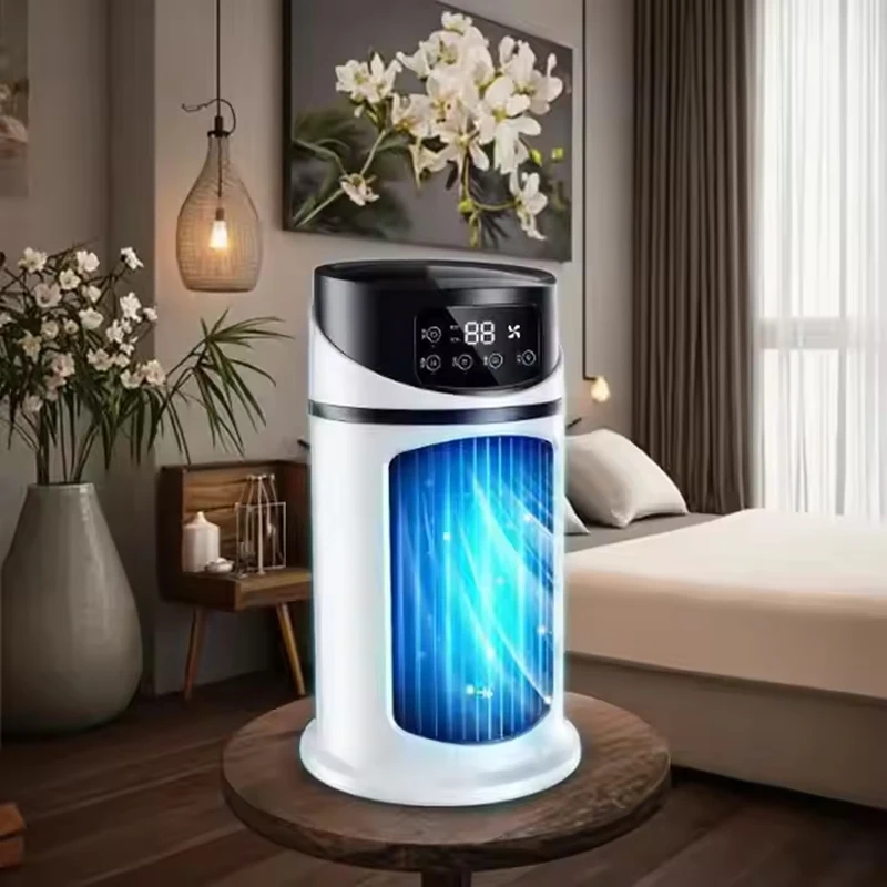 Mini Ar Condicionado Portátil com Ventilador de Resfriamento a Água para Escritório e Casa