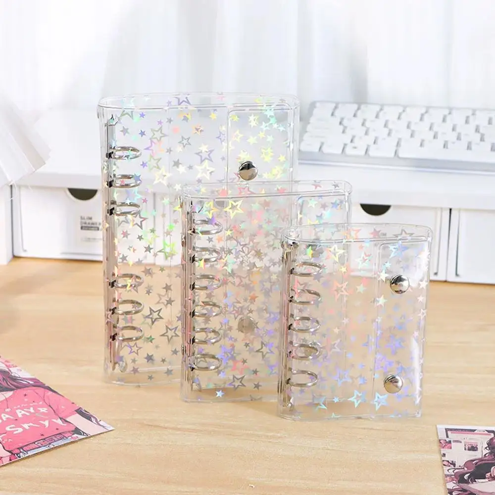 M5 a6 a7 orçamento pasta capa clara glitter pvc pasta recarregável caderno para fotos álbuns organizador planejador pasta M5 a6 a7 orçamento pasta capa clara glitter pvc pasta recarregável caderno para fotos álbuns organizador planejador pasta