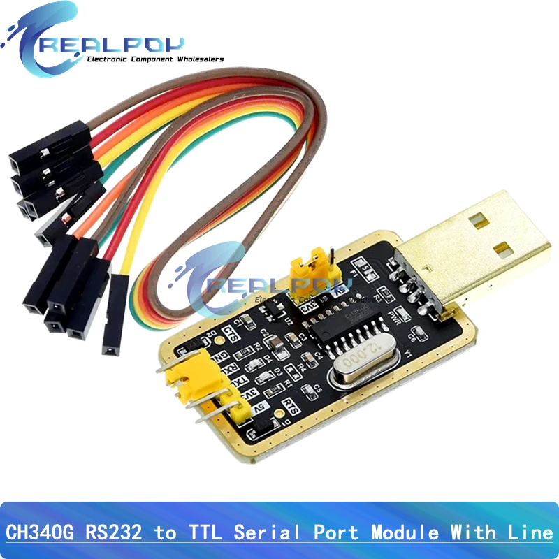 Módulo ch340 em vez de pl2303 ch340g rs232 para módulo ttl atualização usb para porta serial em nove placa de escova para arduino kit diy