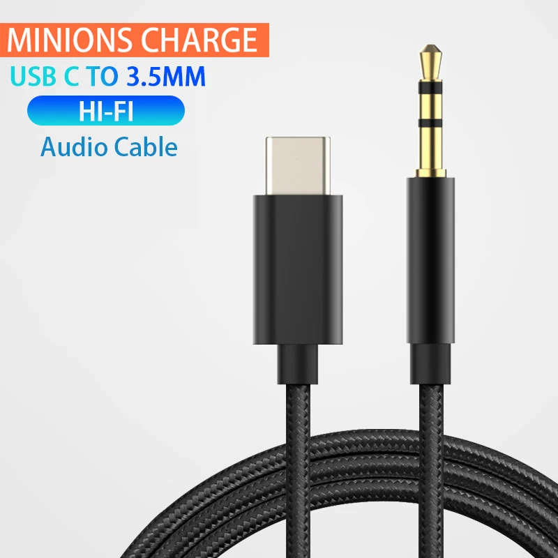Usb tipo c para 3.5mm aux cabo de áudio fone de ouvido alto-falante adaptador entrada carro aux para samsung s20 plus nota 20 s21 ultra tab s7
