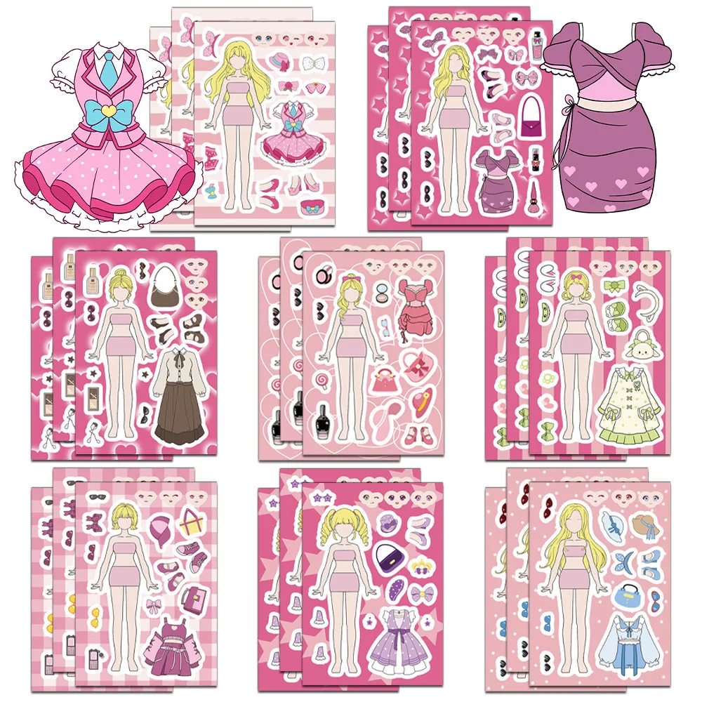 8/16 pçs criativo menina roupas e cozinha adesivos dos desenhos animados bonito ins vento mão conta caso de telefone notebook adesivos decorativos 8/16 pçs criativo menina roupas e cozinha adesivos dos desenhos animados bonito ins vento mão conta caso de telefone notebook adesivos decorativos