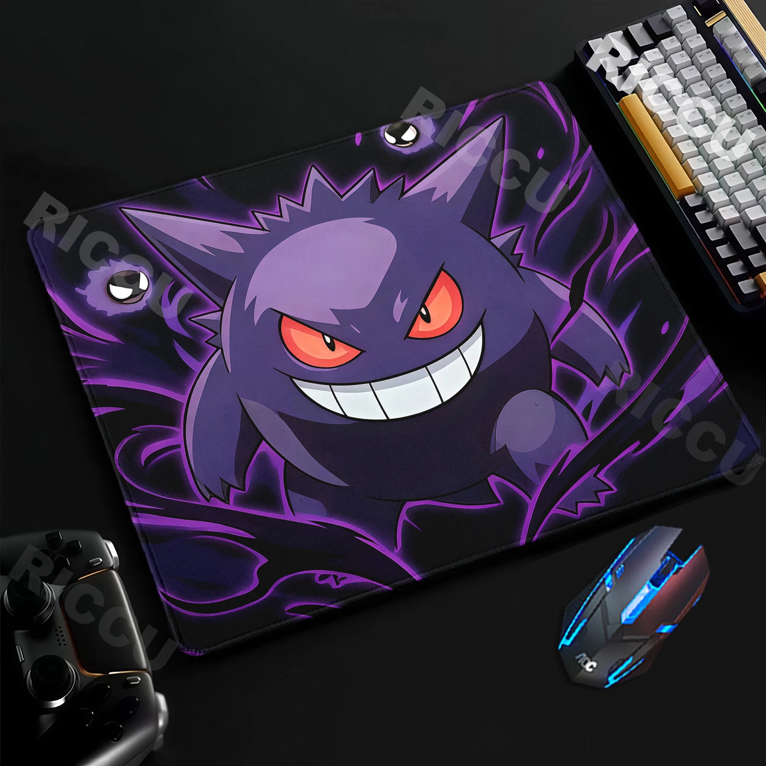 Mousepad pequeno para jogos, pokemon-gengar, mousepad para pc, gamer, decoração de mesa, escritório, laptop, acessórios de mesa, tapete Mousepad pequeno para jogos, pokemon-gengar, mousepad para pc, gamer, decoração de mesa, escritório, laptop, acessórios de mesa, tapete